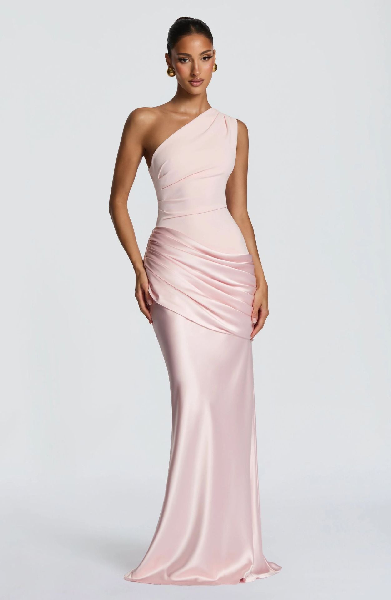 retro fit pink dress New Summer Fashion Sweet Evening Dress Women Clothes Elegant Retro Sequin Short Sleeve Slim Folds Party Birthday Vestidos Fiesta