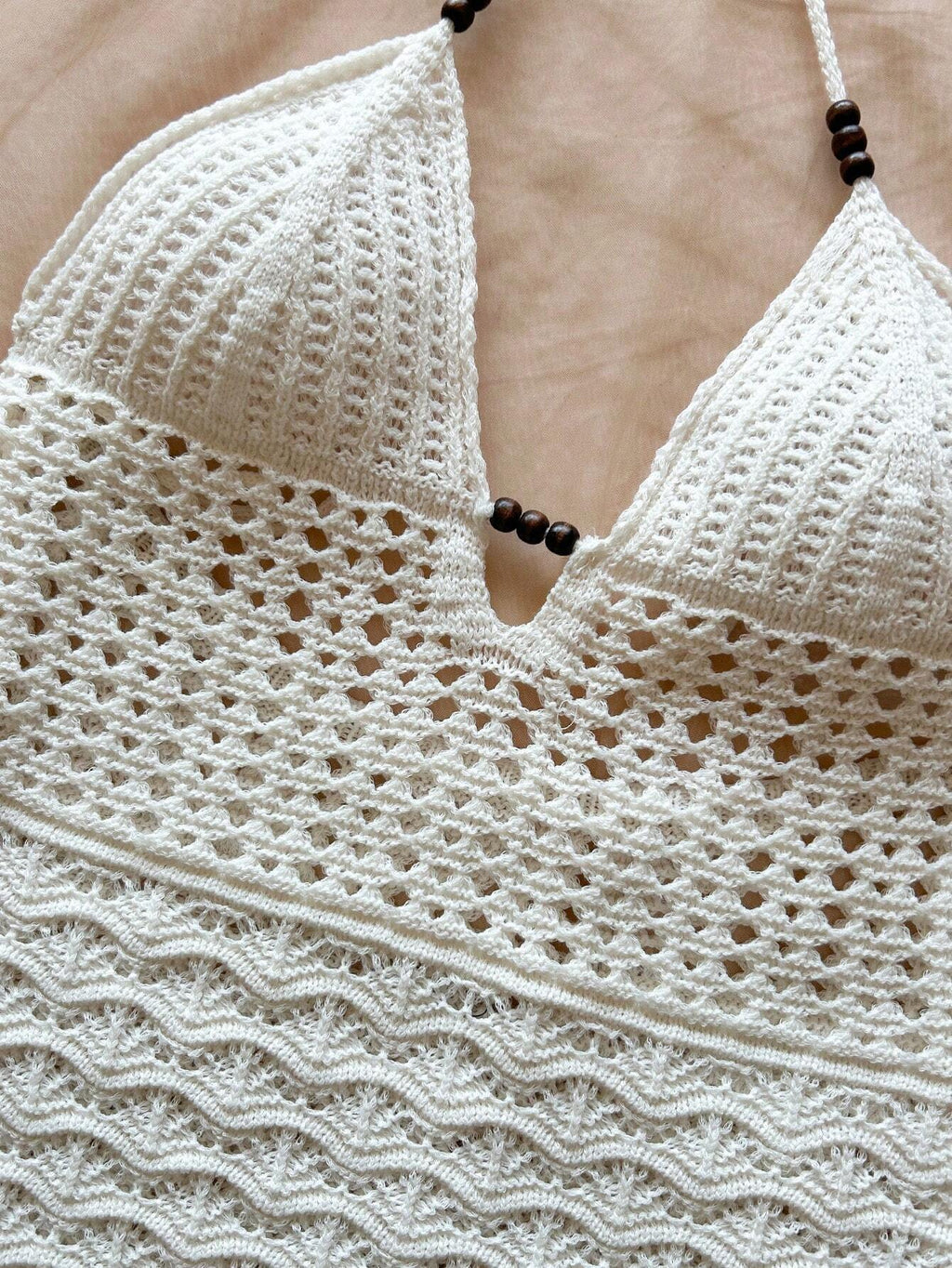 Knitted Beach Cover Up Dress