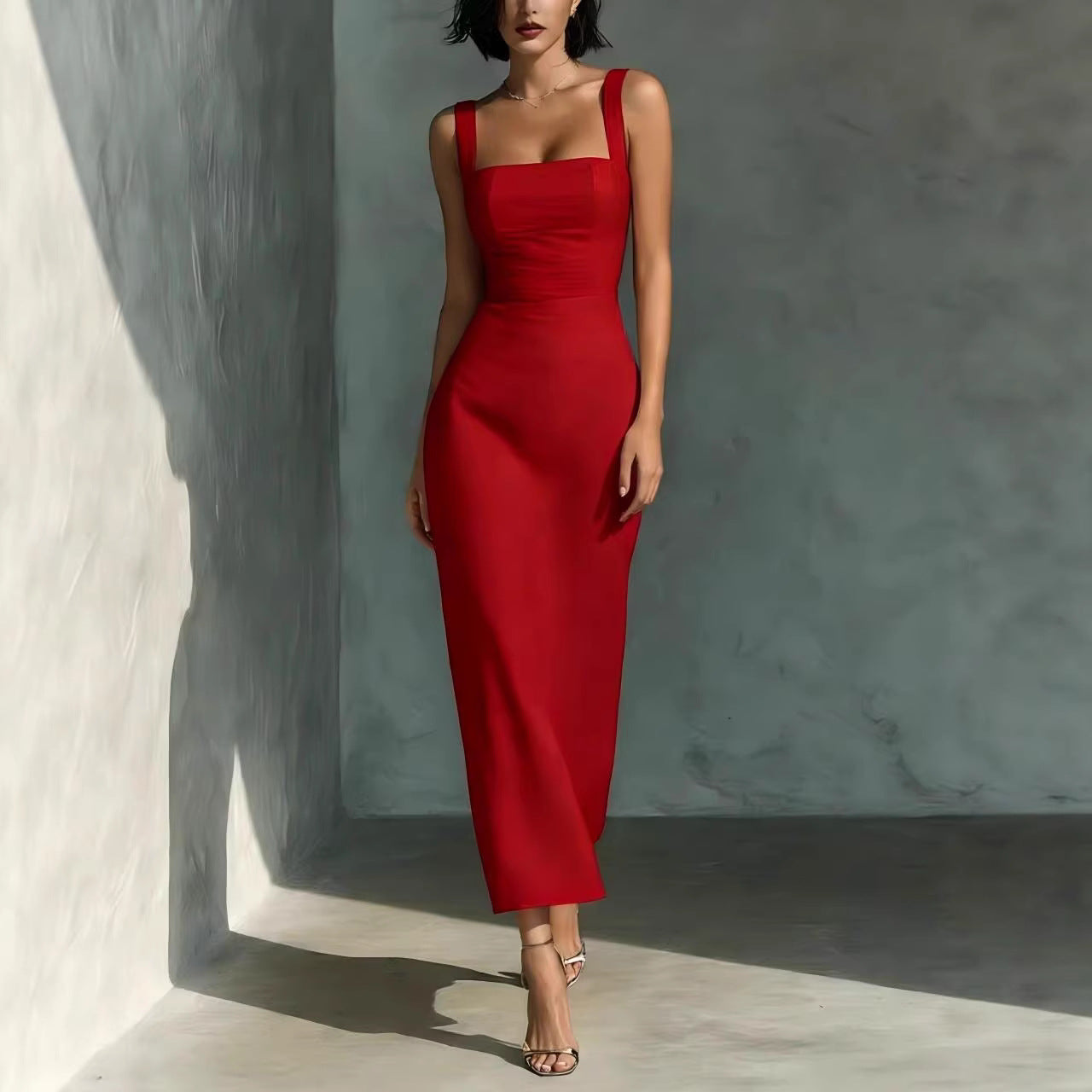 Elegant Long White Dress