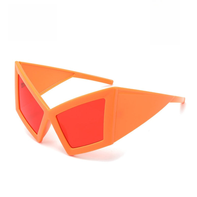 Futuristic Sunglasses Oversized Frame