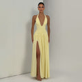 Party Halter Neck Fishtail Dress